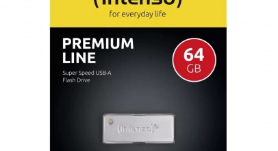 Intenso USB Stick 64GB Speicherstick Premium Line silber USB 3.2 für 5€ inkl. Versand!
