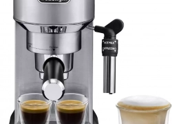 DE’LONGHI EC 685.M Dedica Silber Espressomaschine Milchaufschäumdüse für 121,50€ inkl. Versand!