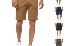 Cargo Shorts Herren Tazzio Cargoshorts kurze Hose mit Gürtel in verschiedenen Farben für 19,90€ inkl. Versand!