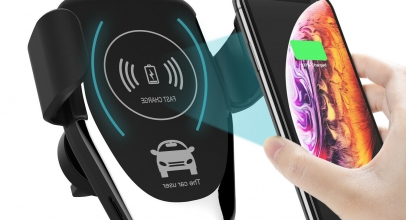 Qi KFZ Handy Halterung plus Wireless Ladegerät für 9,89€ inkl. Versand!