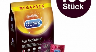 Durex Fun Explosion 100 Stück Kondome Präservative für 29,99€ inkl. Versand!