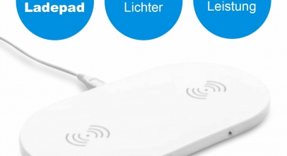 2-in-1 Qi-Ladestation Wireless Charger Induktions-Laden für 11,99€ inkl. Versand!