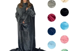 Arne Luend Kuscheldecke mit Ärmeln TV-Decke Wohndecke Ärmeldecke mit Tasche für 11,99€ inkl. Versand!