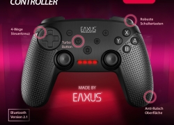 Controller Nintendo Switch Gamepad Vibration Bluetooth Wireless Eaxus Pro für 19,99€ inkl. Versand!