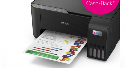 Epson EcoTank ET-2814 Multifunktionsdrucker 3in1 USB WiFi nachfüllbar Tintentank mit 30€ Cash-Back für 159,90€ inkl. Versand!