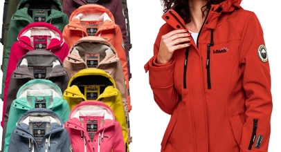 Marikoo Damen Softshell Frühling Outdoor Übergangsjacke für 49,90€ inkl. Versand!