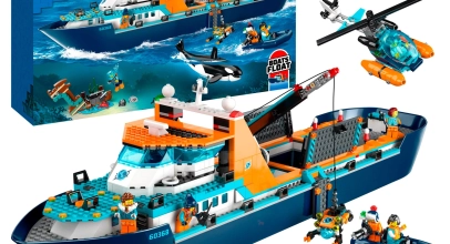 LEGO 60368 City Arktis-Forschungsschiff, Konstruktionsspielzeug für 142,10€ inkl. Versand!