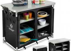 KESSER® Campingküche Alu Küchenbox Camping- Faltschrank für 53,82€ inkl. Versand!