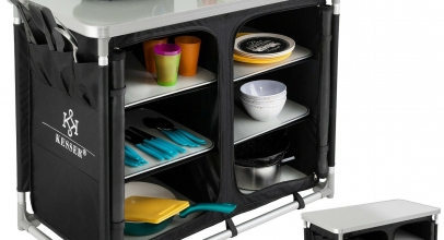 KESSER® Campingküche Alu Küchenbox Camping- Faltschrank für 53,82€ inkl. Versand!