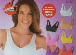 9-er Set Super Büstenhalter SET diverse Größen und farbenfroh für 27,90€ inkl. Versand