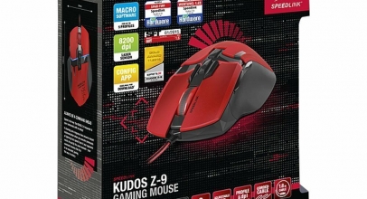 SPEEDLINK Profi USB Gaming Maus KUDOS Z-9 PC 8000 DPI Programmierbar für 19,99€ inkl. Versand!