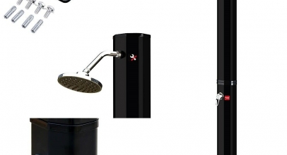 Solardusche Bodenelement Gartendusche 35L für 130,41€ inkl. Versand!