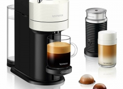 DeLonghi ENV 120.WAE Vertuo Next Nespressoautomat Kaffee weiß mit Aeroccino 3 für 84,99€ inkl. Versand!