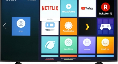 Hisense H65AE6030 4K/UHD LED Fernseher 163 cm [65 Zoll] HDR in Schwarz für 499€