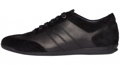 Tommy Hilfiger Herren Sneaker Leder Schwarz für 40,-€ inkl. Versand!