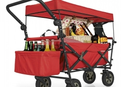 PRIMA GARDEN faltbarer Gerätewagen Bollerwagen Strandwagen für 98,99€ inkl. Versand
