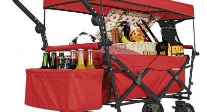 PRIMA GARDEN faltbarer Gerätewagen Bollerwagen Strandwagen für 98,99€ inkl. Versand