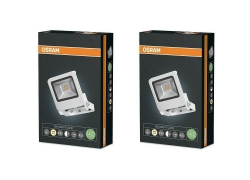2x Osram ENDURA FLOOD LED 10W WT 3000K Warm white Fluter Floodlight IP65 weiß für 16,90€ inkl. Versand