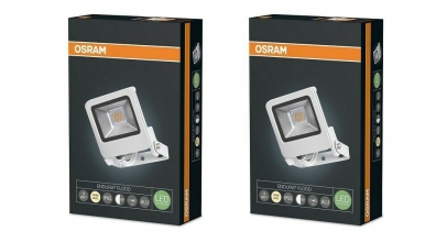 2x Osram ENDURA FLOOD LED 10W WT 3000K Warm white Fluter Floodlight IP65 weiß für 16,90€ inkl. Versand