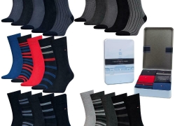 10 Paar Tommy Hilfiger Socken Business Strümpfe in Edler Geschenkbox für 39,95€ inkl. Versand!