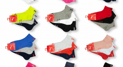 15 Paar PUMA unisex Quarter Sportsocken Kurzsocken Socken Farbwahl für 17,99€ inkl.Versand!