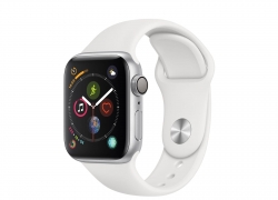 Apple Watch Series 4 Aluminium Smartwatch (40mm, Fitnesstracker) in weiß für 379,90€ inkl. Versand