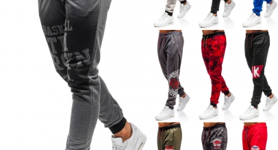 BOLF Herren Sporthose Trainingshose Aufdruck Mix für 14,45€ inkl. Versand