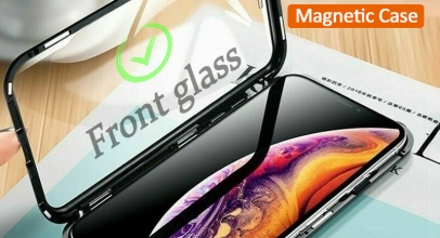 360° Glas iPhone 11/X/XR/XS/Max/7/8/Plus Handyhülle Magnet Case Bumper für 8,99€ inkl. Versand!