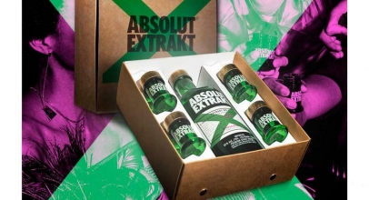 Absolut Vodka Extrakt in Geschenkverpackung mit 4 Shotgläsern Alkohol 35% 700 ml für 26,49€ inkl. Versand!