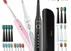 Fairywill Elektrische Schallzahnbürste 5 Reinigungsmodi mit Interdentalbürste für 16,19€ inkl. Versand!