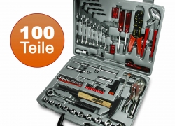 BRÜDER MANNESMANN® 100-tlg. Werkzeugkoffer Ratschenkasten Toolbox Knarrenset Bits für 41,39€ inkl. Versand!