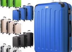 KESSER® 3-tlg. Reisekoffer Set Trolley Hartschale Hartschalenkoffer für 59,80€ inkl. Versand