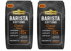 JACOBS Kaffeebohnen Barista Editions Crema Intense 2 kg ganze Bohne für 18,90€ inkl. Versand!