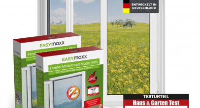 EASYmaxx 2er-Set Moskitonetz mit Magnetbefestigung 150 X 130 cm Schwarz für 22,49€ inkl. Versand!