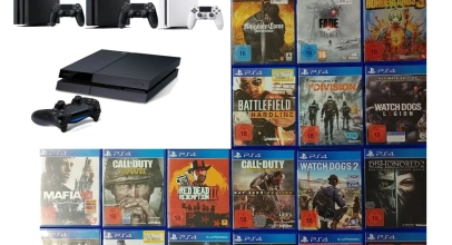 Sony Playstation 4 Konsole PS4 Konsole mit Action/Adventure Spielen zur Auswahl – gebraucht ab 189€ inkl. Versand!