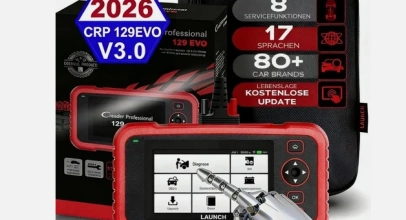 LAUNCH Diagnosegerät CRP129EVO V3 2025 OBD2 4-Steuergeräte+8 Service Funktionen für 143,28€ inkl. Versand!