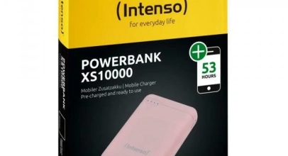 Intenso Powerbank mobile Ladestation Slim XS 10000 mAh Typ A / C USB OUT rose für 12,99€ inkl. Versand!