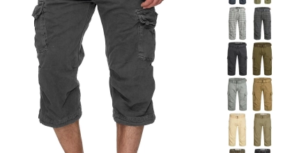 Indicode Herren Cargoshorts Nicolas Check-3/4 Shorts Bermuda Dreiviertel Hose für 29,99€ inkl. Versand!