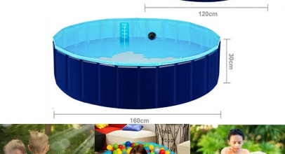 Profi Faltbar Hundepool Doggy Swimmingpool für 18,19€ inkl. Versand!