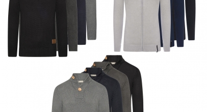 Herren Strick Pullover Zip-Jacket Troyer S-XXL für 19,95€ inkl. Versand!