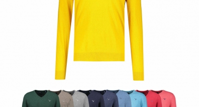 Gant Klassischer Herren Strickpullover mit V-Ausschnitt in verschiedenen Farben für 49,90€ inkl. Versand!