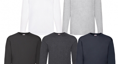 4er Pack Fruit of the Loom Herren Longsleeve langarm für 18,99€ inkl. Versand