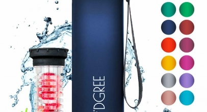 720 DGREE Trinkflasche 1L uberBottle Sportflasche Wasserflasche mit Fruchteinsatz für 17,97€ inkl. Versand!