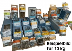 10 kg Schrauben Sechskantschrauben Nägel Spannplattenschrauben für 19,99€ inkl. Versand!