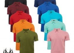 Roberto Barini Herren Poloshirt Kurzarm T-Shirt Polo Classic für 18,99€ inkl. Versand!