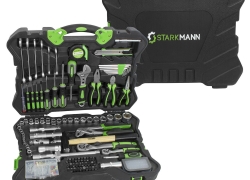STARKMANN Blackline 299tlg. Werkzeugkasten Steckschlüssel-Satz Ratschenkasten für 59,99€ inkl. Versand!
