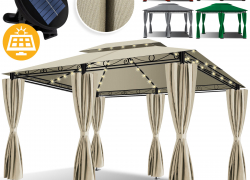 KESSER® Pavillon LED Partyzelt Garten Pavilion für 206,82€ inkl. Versand!