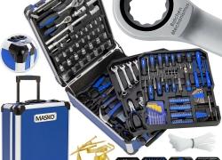 Masko® 1005-tlg. Werkzeugkoffer Werkzeugkasten Trolley für 69,80€ inkl. Versand!