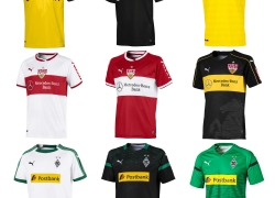 Puma BMG Gladbach BVB Dortmund VfB Stuttgart Heim Auswärts Ausweich Trikot 18/19 für je 39,99€ inkl. Versand