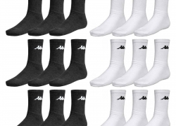 6x 3er Pack Kappa Freizeitsocken verschiedene Farben für 14,99€ inkl. Versand